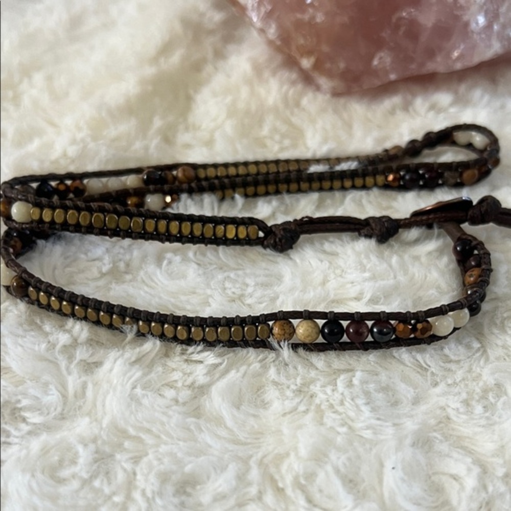 Earthy Tone Beaded Bracelet